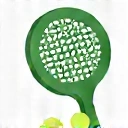 Tennis racket icon
